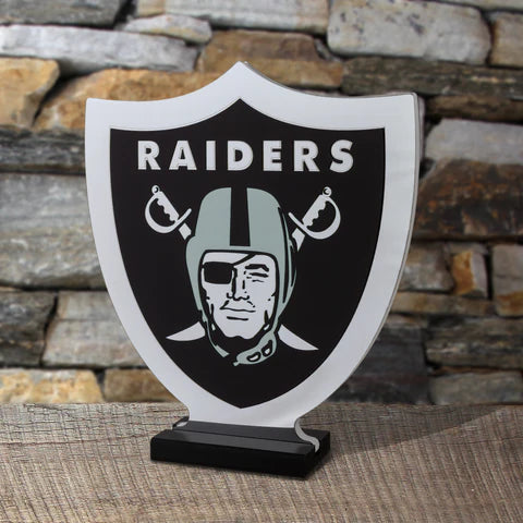 NFL LAS VEGAS RAIDERS LED INFINITY LOGO LIGHT